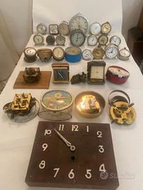 Sveglie antiche da revisionare o come ricambi.