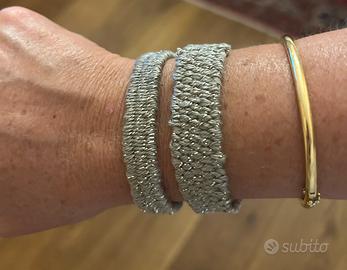 Braccialetto tessuto a mano in cotone