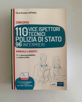 Libro per concorso infermiere di Polizia
