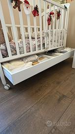 Culla Erbesi Tato con cassetti