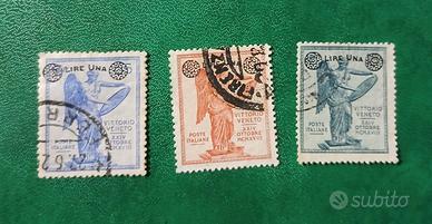 Regno 1924- vittoria soprastampata lire una