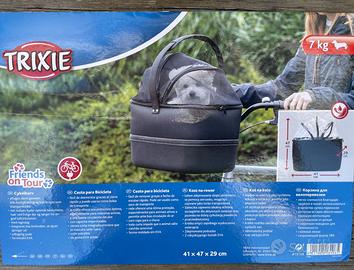 Borsa porta animali per bicicletta