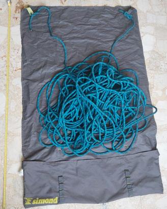 Corda arrampicata Simond 50 m + sacca porta corda