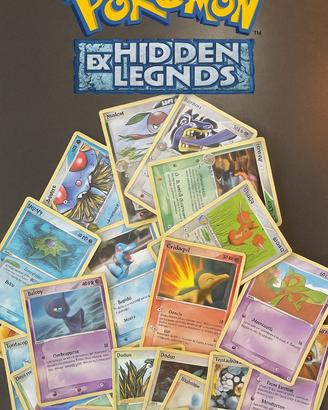 📦Lotto 21 Carte Pokémon EX Hidden Legends 2005