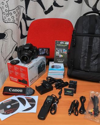 Canon 600 D + Accessori