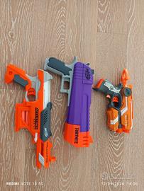 Tre NERF FIRE STRIKE, FORTNITE, FALCONFIRE