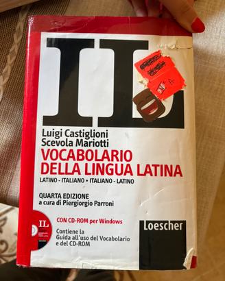 Vocabolario della lingua latina IL