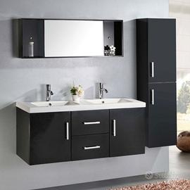 Mobile Bagno Doppio Lavabo 120 cm Malibù