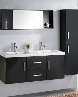Mobile Bagno Doppio Lavabo 120 cm Malibù