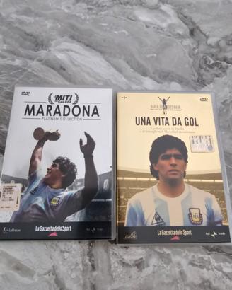 2 DVD Maradona – I Miti del Calcio Vita da Gol