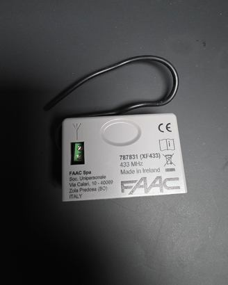 Faac apricancello modulo 787831 radio 433 Mhz