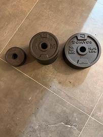 Set dischi ghisa bilanciere Decathlon