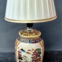 Lampada da tavolo vintage ceramica orientale '70