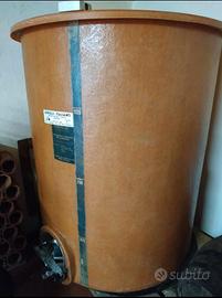 Contenitore in vetroresina- botte- 1.500 lt