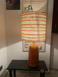 Lampada artigianale vintage anni ’70 – pezzo unico