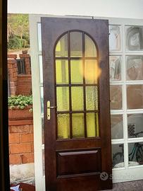 Porta in noce stile inglese