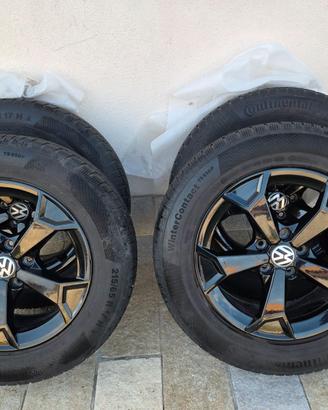 Kit 4 cerchi Audi/Vw + 4 gomme Continental winter