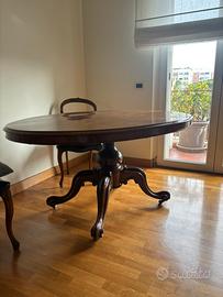 Tavolo vintage reclinabile