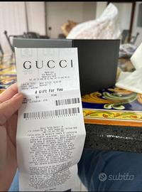 borsa gucci in scamosciato blu