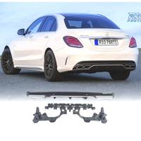 DIFFUSORE MERCEDES CLASSE C W205 AMG 15-21 LOOK C6