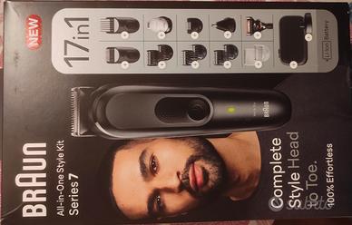 Braun trimmer serie 7, 17 accessori in 1 .