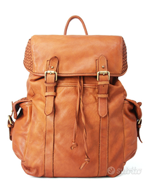zaino vintage vera pelle