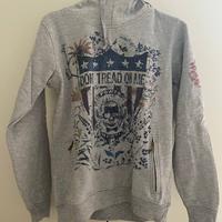 Felpa grigia con cappuccio - Taglia 12 anni