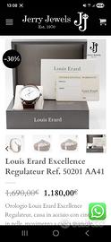 Orologio Louis Erard Excellence --NUOVO
