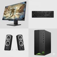 Computer Hp gaming + monitor Hp gaming + accessori