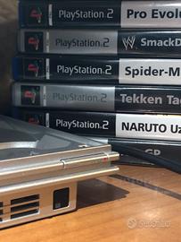 🎮Ps2 Slim Silver Edition + 9 Giochi iconici🎮