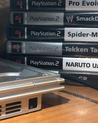 🎮Ps2 Slim Silver Edition + 9 Giochi iconici🎮