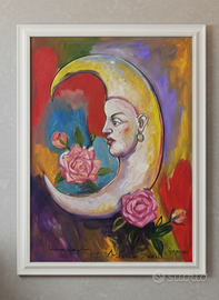 Maestosa opera del maestro Sciacca dipinto su tela