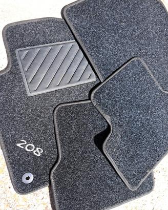 Tappettini auto originali per 208