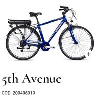 BICI E-BIKE UOMO CICLI BRERA 5TH AVENUE BLU - N. 2