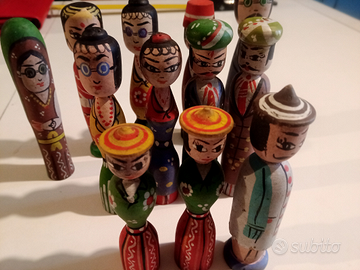 Personaggi indiani vintage