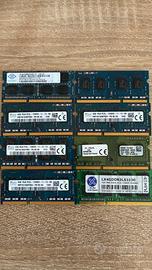 Lotto Ram notebook 8 moduli 4gb Ddr3