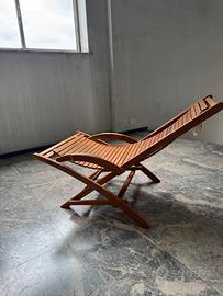 Sdraio legno d TEAK