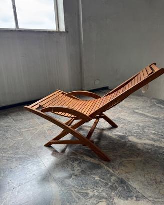 Sdraio legno d TEAK