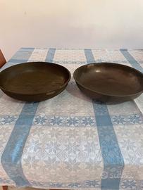 Piatti bilancia antica in rame