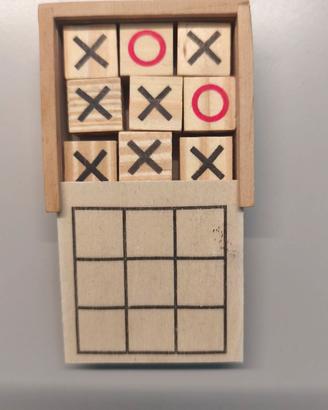 gioco tris in legno 
