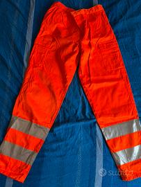 Pantaloni da lavoro alta visibilità Blue Tech XL