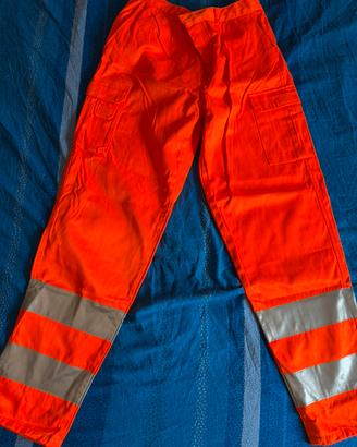 Pantaloni da lavoro alta visibilità Blue Tech XL