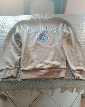 Felpa Alcott con cappuccio beige XL