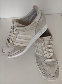 ADIDAS L.A. TRAINER Originali Pelle Tessuto BeigeB