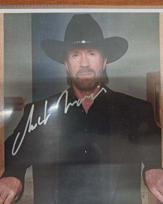 autografo Chuck Norris
