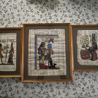 Quadretti in pergamena egiziani