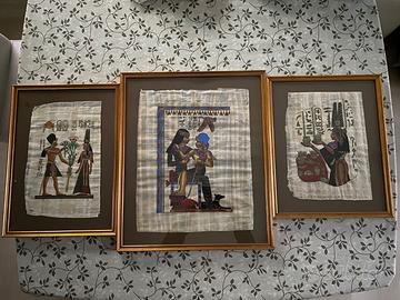Quadretti in pergamena egiziani