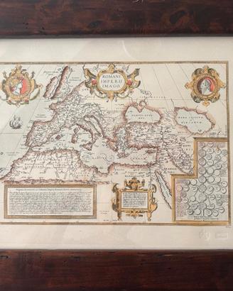 Mappa storica intitolata "Romani Imperii Imago"
