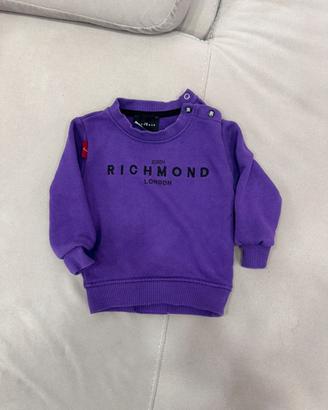 Felpa  neonato John Richmond 6-9 mesi