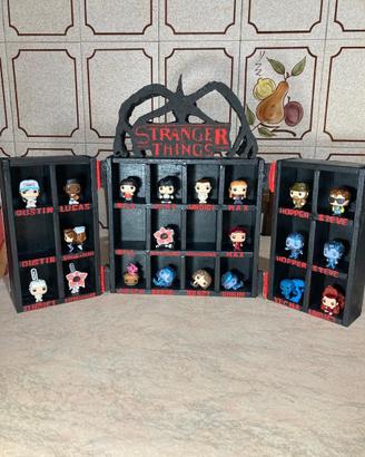 Espositore Stranger Things in legno-funko pop joy